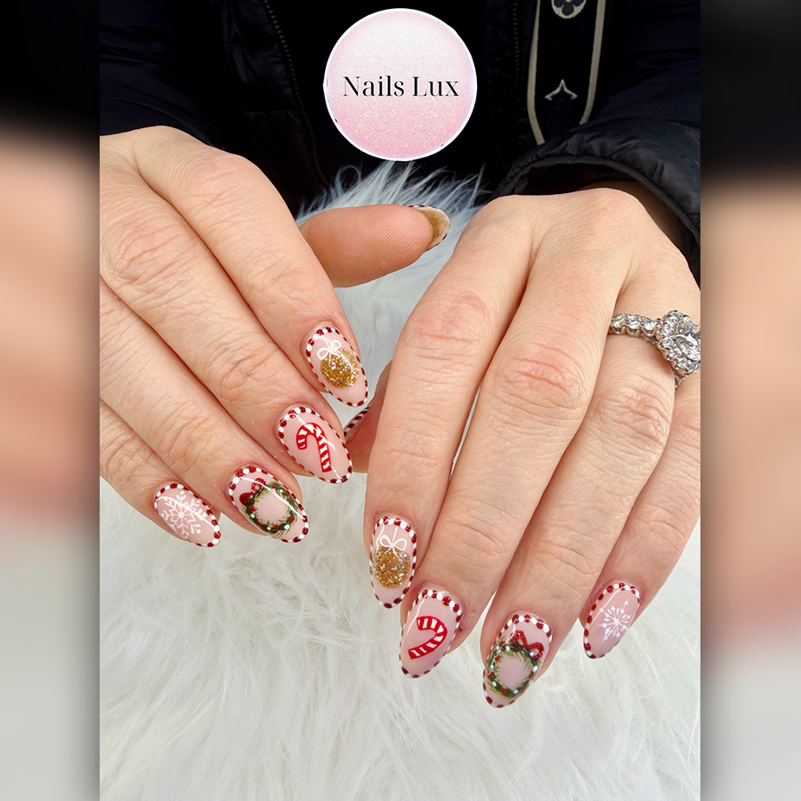 Christmas Nails at Nails Lux